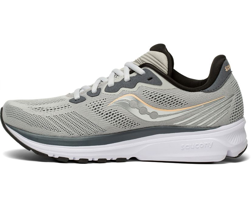 Saucony Ride 14 Women's Running Shoes Grey | AU 190ILHS